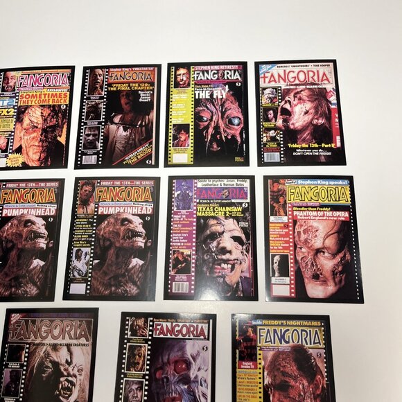 Vtg. Lot Of 20 Fangoria Horror Collector Trading Cards 1992 USA - Picture 4 of 8